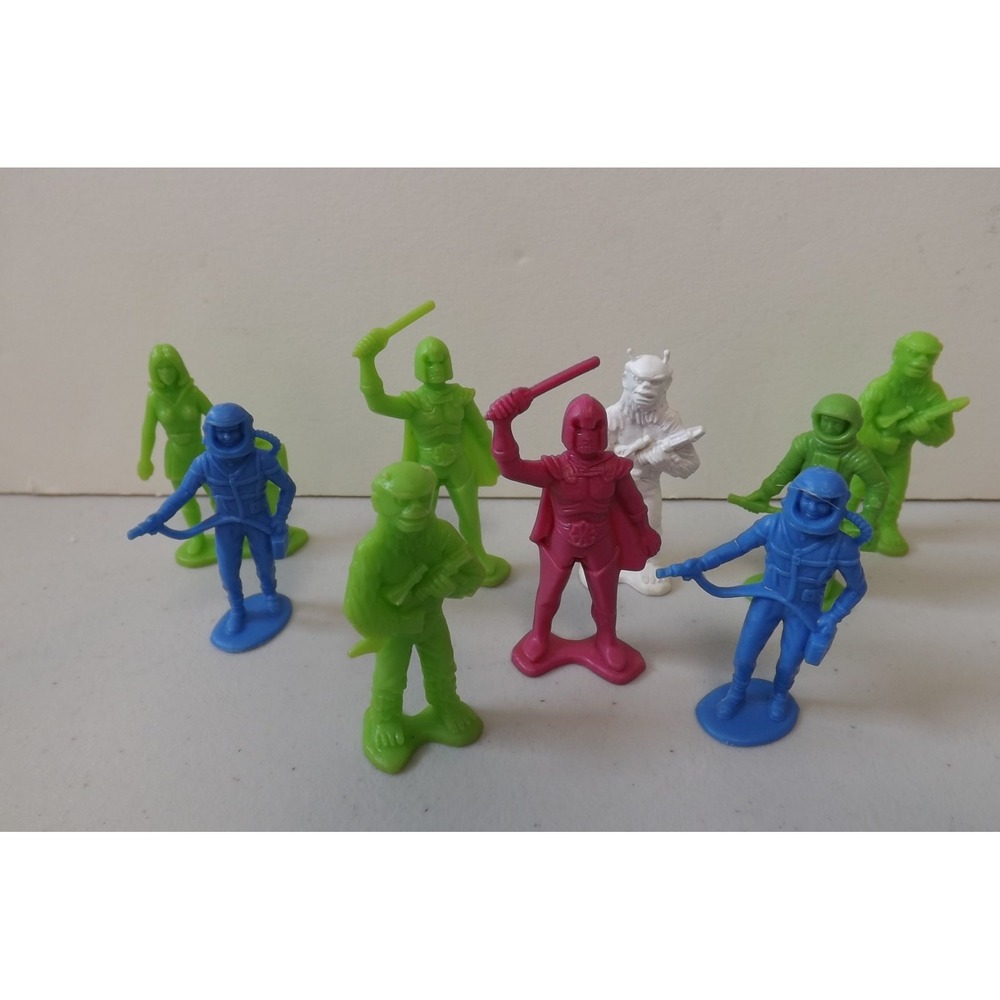 Lot of Tim Mee Toys Space Patrol Galaxy Team - See Description for Details